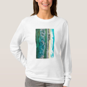 Breakers aan Long Beach, Californië T-shirt