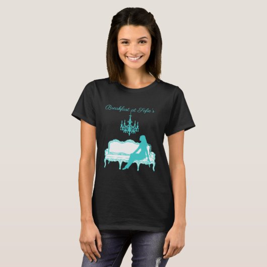 Breakfast at Sofies logo tiffany blue6 T-shirt (Voorkant volledig)