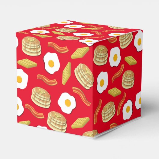 Breakfast Brunch Birthday Party Kinder Bedankdoosjes (Achterkant)