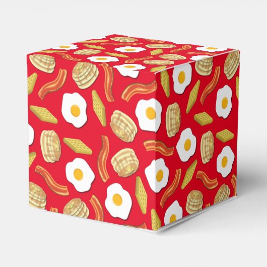 Breakfast Brunch Birthday Party Kinder Bedankdoosjes (Achterkant)