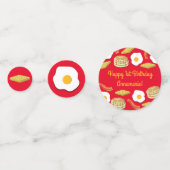 Breakfast Brunch Birthday Party Kinder Confetti (Voorkanten)