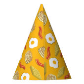 Breakfast Brunch Birthday Party Kinder Feesthoedjes (Achterkant)