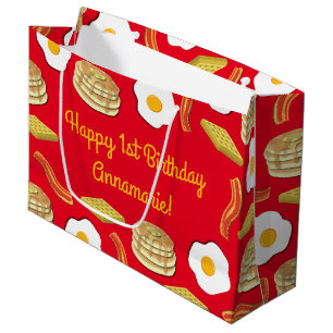Breakfast Brunch Birthday Party Kinder Groot Cadeauzakje