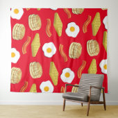 Breakfast Brunch Birthday Party Kinder Wandkleed (In Situ (horizontaal))