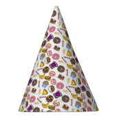 Breakfast Brunch Food Bagel Donut Toast Eggs Bacon Feesthoedjes (Rechts)