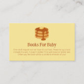 Breakfast Brunch Theme Baby Shower Book Request Informatiekaartje (Voorkant)
