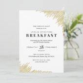 Breakfast Business voor jaarlijkse beleggers Kaart (Staand voorkant)