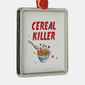 Breakfast Cereal Killer Metalen Ornament (Rechts)
