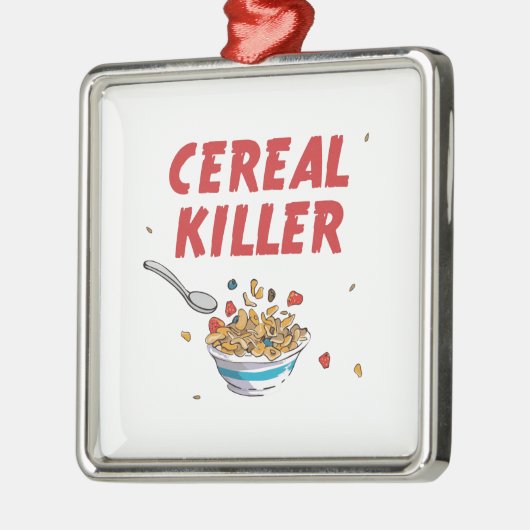 Breakfast Cereal Killer Metalen Ornament (Links)
