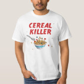 Breakfast Cereal Killer T-shirt (Voorkant)