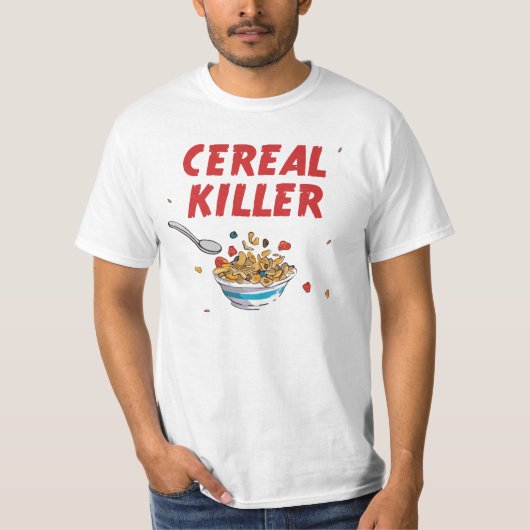 Breakfast Cereal Killer T-shirt (Voorkant)