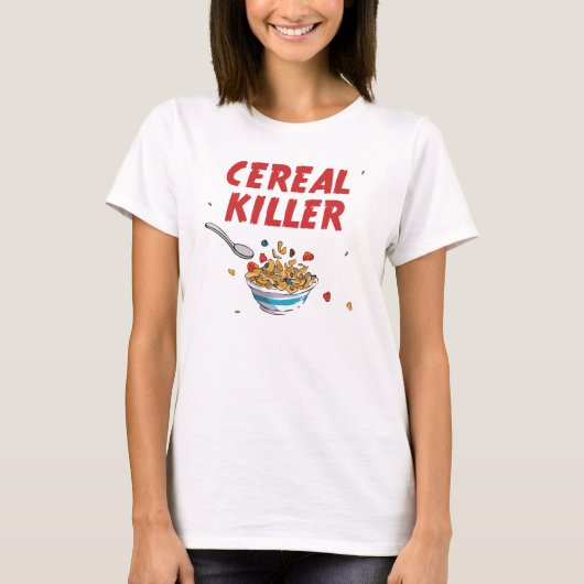 Breakfast Cereal Killer T-shirt (Voorkant)
