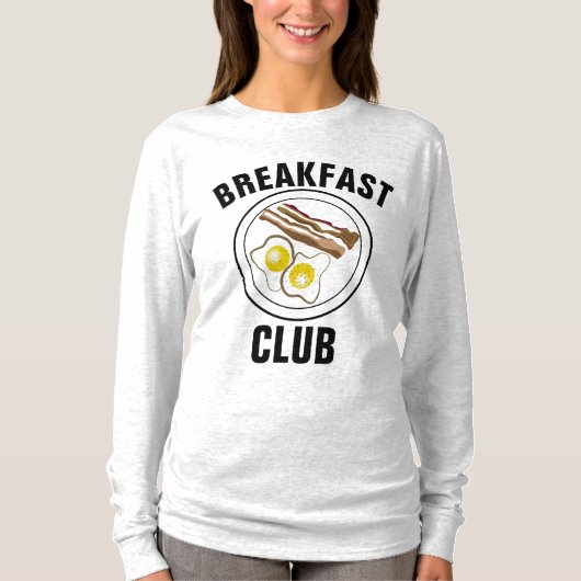 BREAKFAST CLUB BACON EN EIEREN T-Shirts (Voorkant)