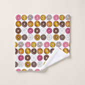 Breakfast Donut Doughnut Shop Junk Food Foodie Bad Handdoek (Wasdoekje)