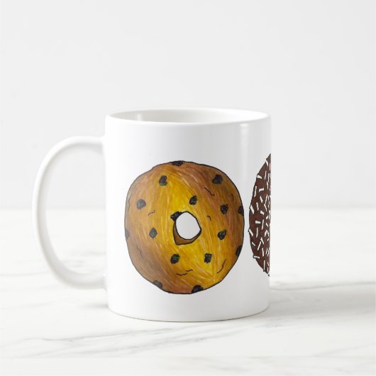 Breakfast Donut Doughnut Shop Junk Food Foodie Koffiemok (Links)