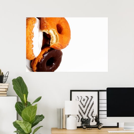 Breakfast Doughnut Poster (Thuiskantoor)