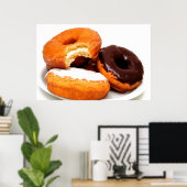Breakfast Doughnut Poster (Thuiskantoor)