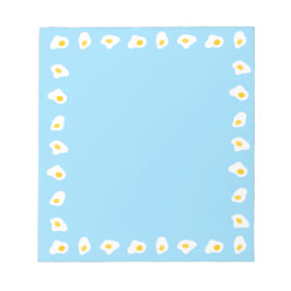 Breakfast Egg Food Pattern Notitieblok