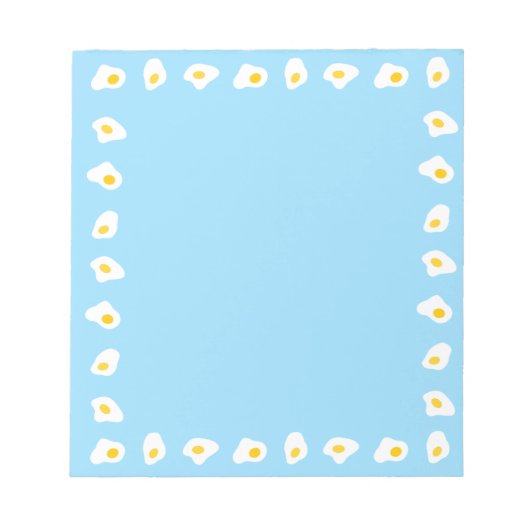 Breakfast Egg Food Pattern Notitieblok (Voorkant)