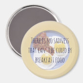 Breakfast Food Eggs op Bord Funny Motivatie Magneet (Voorkant / Achterkant)