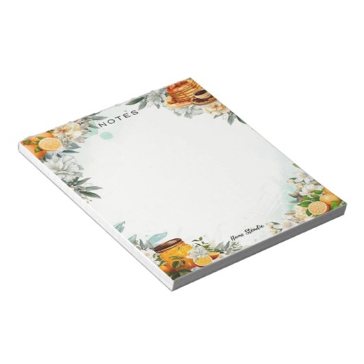 Breakfast in Bed Blank Notepad Notitieblok (Schuin)