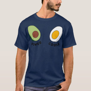 Breakfast Kraft koppel ei en avocado T-shirt