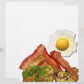 Breakfast Landscape Bacon Eggs (Voorkant / Achterkant)