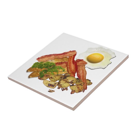 Breakfast Landscape Tegeltje (Zijkant)