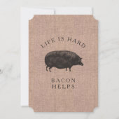 Breakfast of Brunch Picnic Party for Bacon Lovers Kaart (Voorkant)