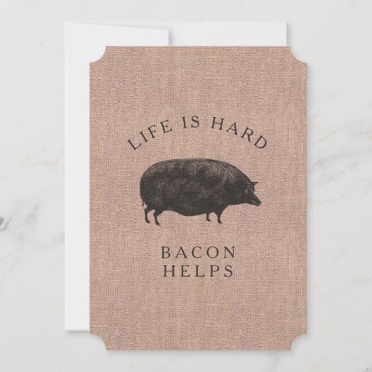 Breakfast of Brunch Picnic Party for Bacon Lovers Kaart (Voorkant)