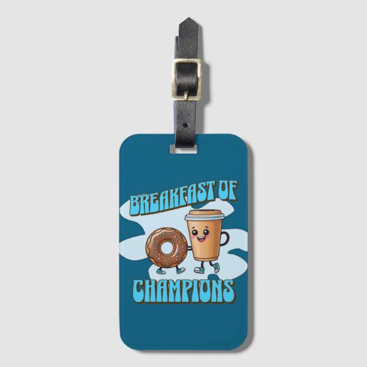 Breakfast of Champions Bagagelabel (Voorkant (verticaal))
