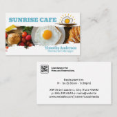 Breakfast on Table | Cafe Visitekaartje (Voorkant / Achterkant)