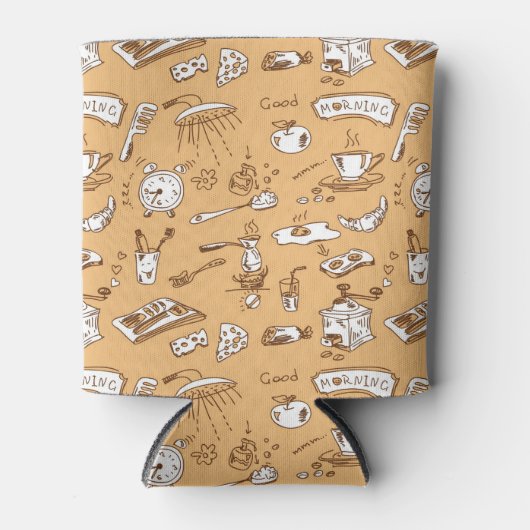 Breakfast Patroon 2 Blikjeskoeler (Voorkant)