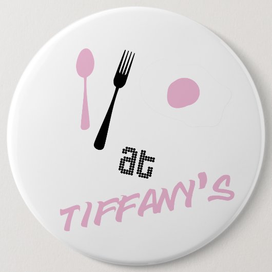 Breakfast Pinned Ronde Button 6,0 Cm (Voorkant)