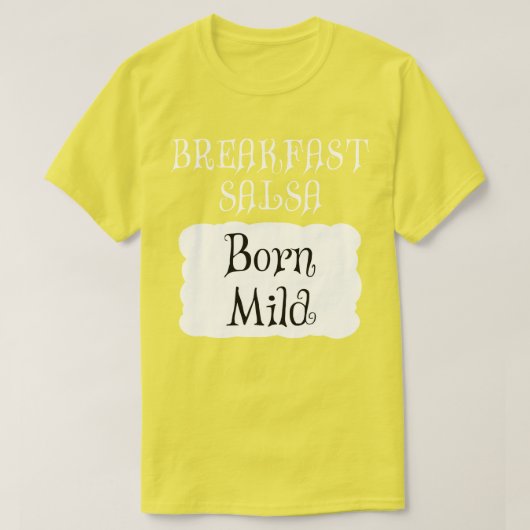 BREAKFAST SALSA halloween T-shirt (Design voorkant)