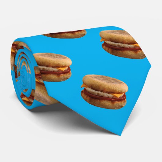 BREAKFAST SANDWICH (Ham, Ei & Kaas Muffin) Stropdas (Opgerold)