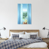 Breakfast St. Maxime 1984 Canvas Afdruk (Insitu (Slaapkamer))