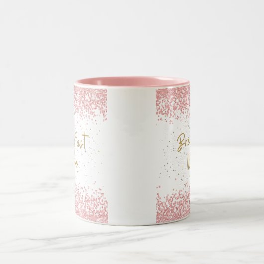 Breakfast Wine Funny Coffee Mok (Center)