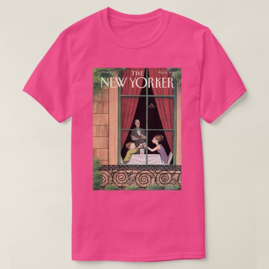Breakfes het poster van de New Yorker T-shirt (Design voorkant)