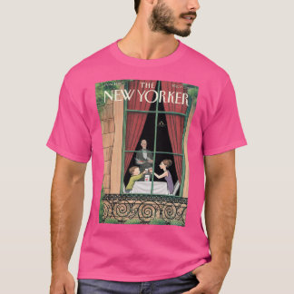 Breakfes het poster van de New Yorker T-shirt