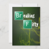 Breaking 50ste verjaardag kaart (Voorkant)