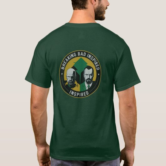 Breaking Bad Geïnspireerd Grafisch T-shirt (Achterkant)