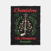 Breaking Bad Oh Chemistree Funny Christmas Science Fleece Deken (Voorkant)