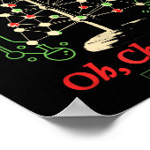 Breaking Bad Oh Chemistree Funny Christmas Science Poster (Hoek)