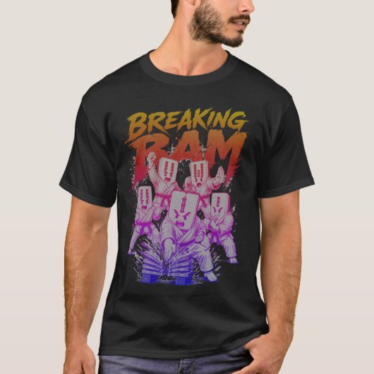Breaking BAM, Mahjong Humor T-shirt (Voorkant)