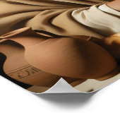 Breaking Bread: het heilige moment van Jezus Poster (Hoek)