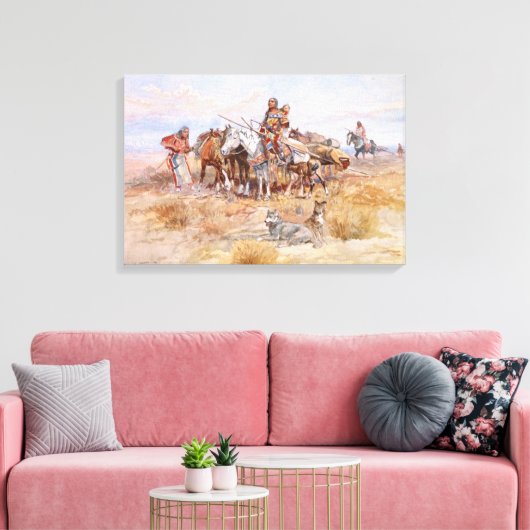 Breaking Camp Canvas Afdruk (Insitu (Woonkamer))