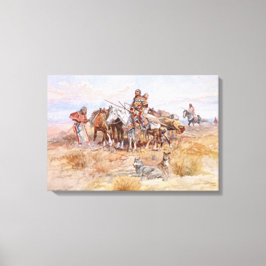 Breaking Camp Canvas Afdruk (Voorkant)