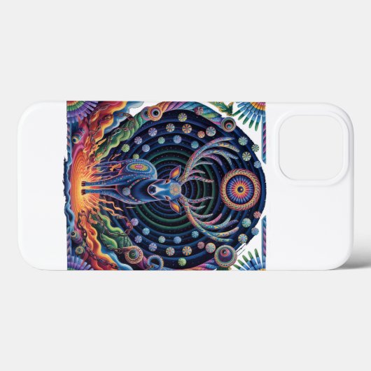 Breaking Chains | inheemse kunst | Azteekse herten Case-Mate iPhone Case (Achterkant (horizontaal))