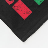 Breaking Every Chain 1865 American Flag Africa Fleece Deken (Hoek)